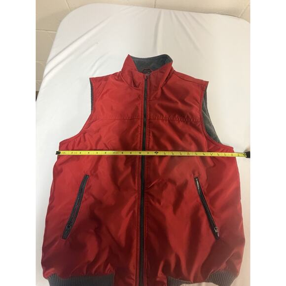 Red Mens Chaps Ralph Lauren Insulated-Fleece Lined Vest Size L - Picture 12 of 12